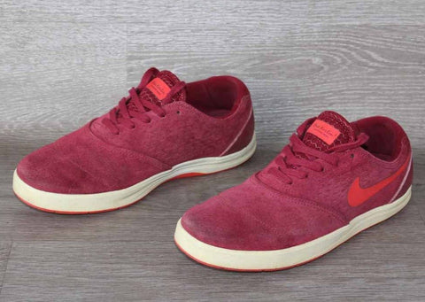 Nike Lunarlon Eric Koston Sneaker Daim Rouge – Taille 42 – Occasion très bon état - julfripes