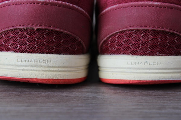 Nike Lunarlon Eric Koston Sneaker Daim Rouge – Taille 42 – Occasion très bon état - julfripes