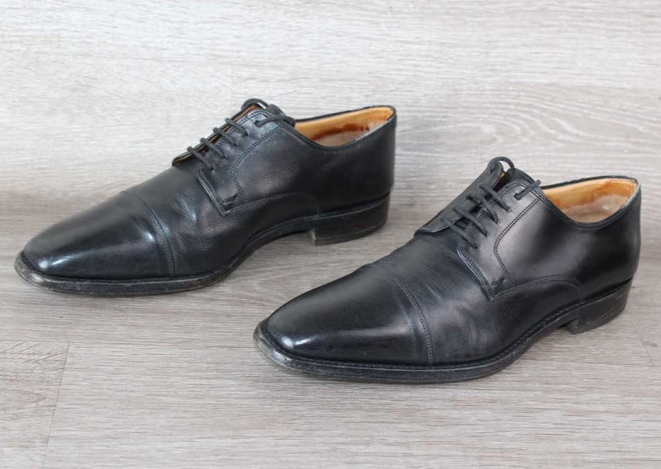 Paraboot Derby Cuir Noir – Taille 42,5 – Occasion Bon état Made in France - julfripes