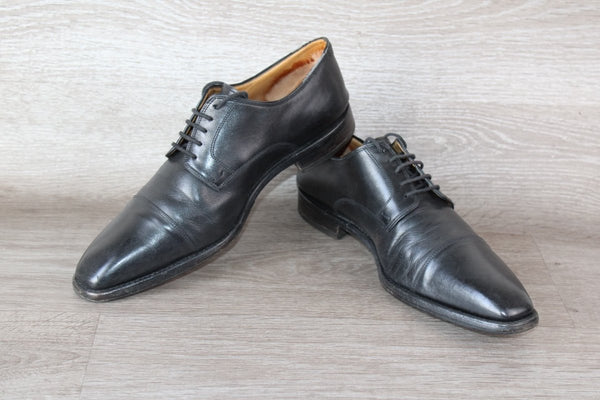 Paraboot Derby Cuir Noir – Taille 42,5 – Occasion Bon état Made in France - julfripes