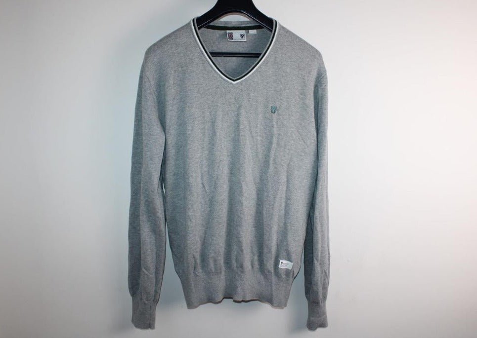 Pull Col V Fenchurch Manches longues Gris – Taille XL - Occasion Très Bon état - julfripes